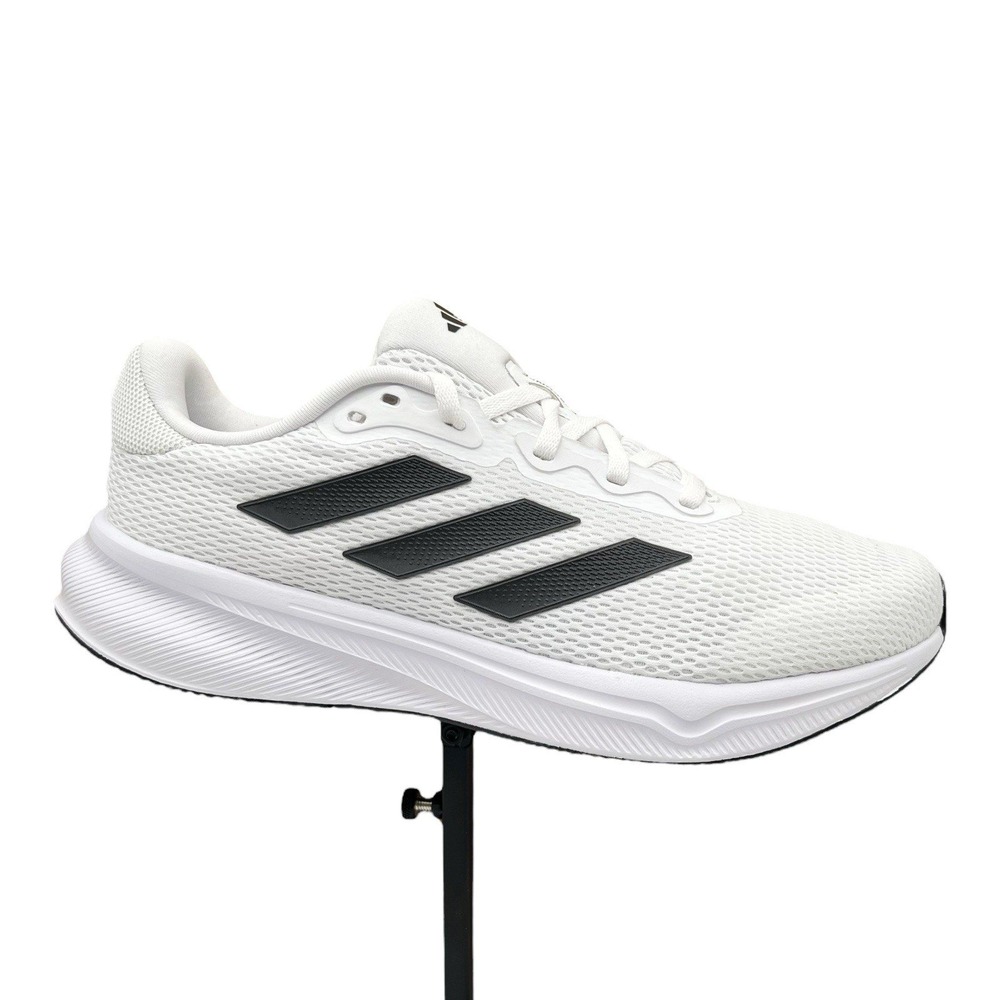 adidas Mens Response Running Shoes Size 11 White-Black Lace up Sneakers‎ IH6008